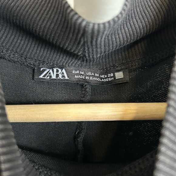 Zara High Neck Black Maxi Dress - Picture 3 of 3